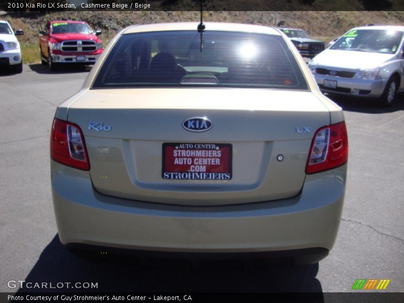 Cashmere Beige / Beige 2010 Kia Rio LX Sedan
