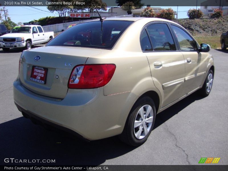 Cashmere Beige / Beige 2010 Kia Rio LX Sedan