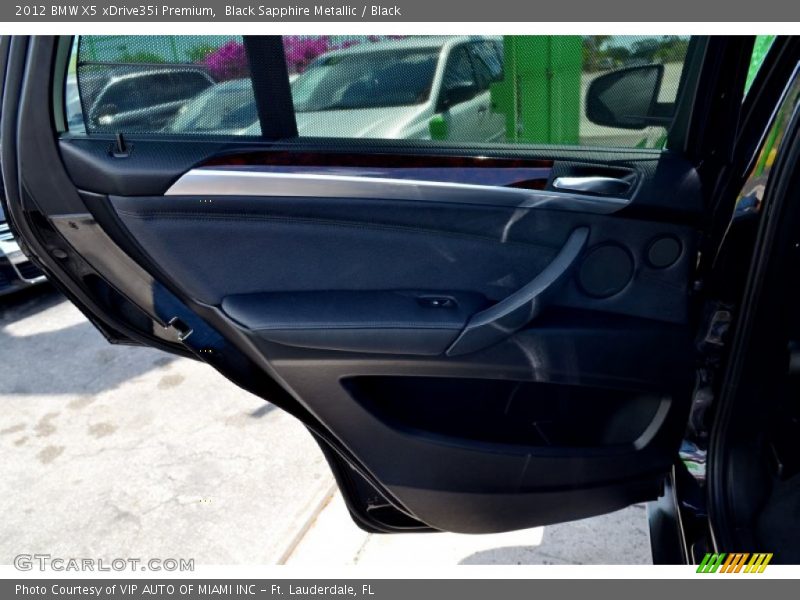 Black Sapphire Metallic / Black 2012 BMW X5 xDrive35i Premium