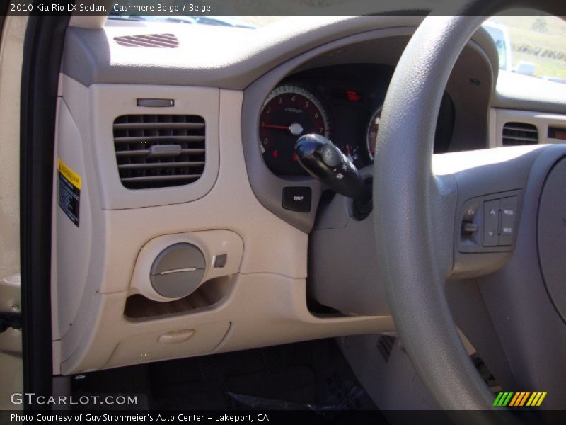Cashmere Beige / Beige 2010 Kia Rio LX Sedan