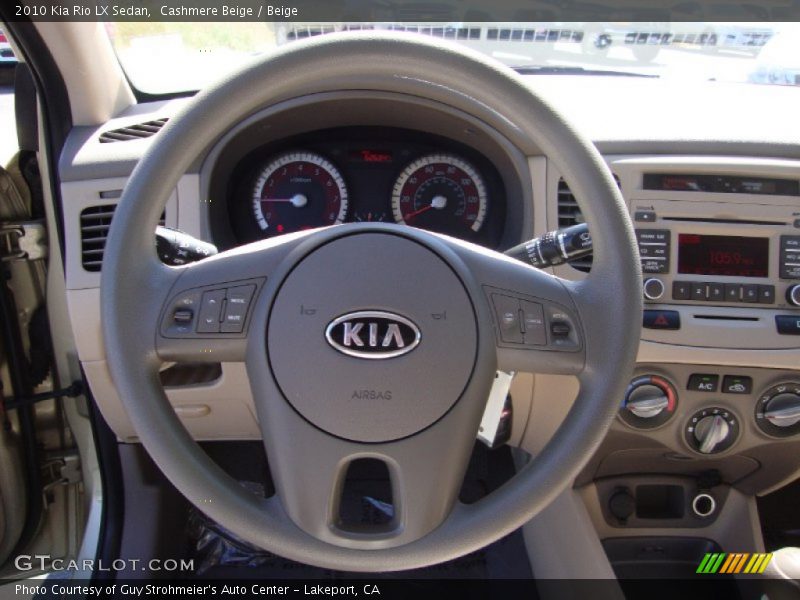 Cashmere Beige / Beige 2010 Kia Rio LX Sedan