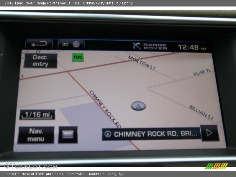 Orkney Grey Metallic / Ebony 2012 Land Rover Range Rover Evoque Pure