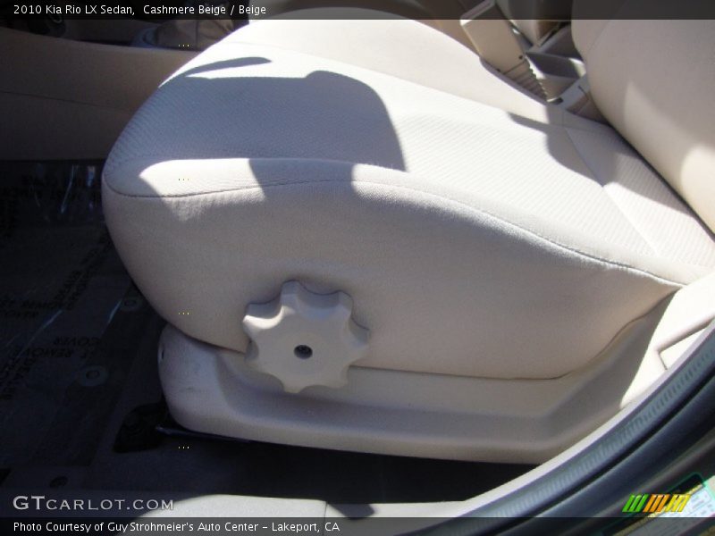 Cashmere Beige / Beige 2010 Kia Rio LX Sedan