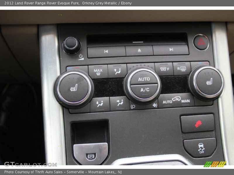 Orkney Grey Metallic / Ebony 2012 Land Rover Range Rover Evoque Pure