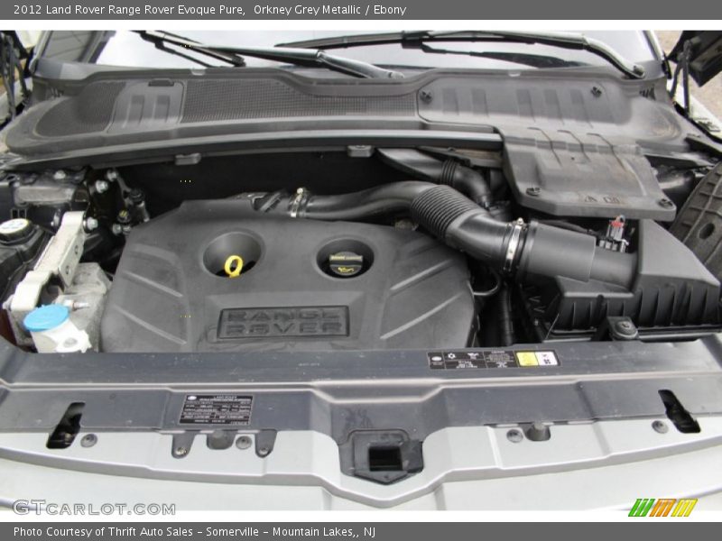 Orkney Grey Metallic / Ebony 2012 Land Rover Range Rover Evoque Pure