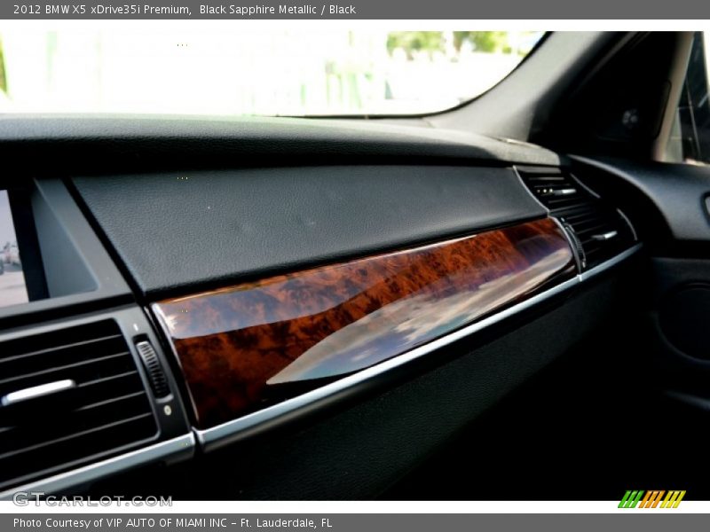 Black Sapphire Metallic / Black 2012 BMW X5 xDrive35i Premium