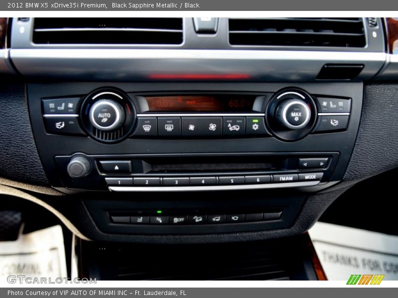 Black Sapphire Metallic / Black 2012 BMW X5 xDrive35i Premium