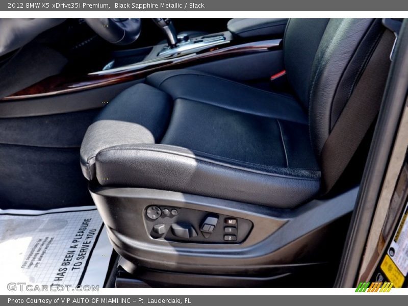 Black Sapphire Metallic / Black 2012 BMW X5 xDrive35i Premium