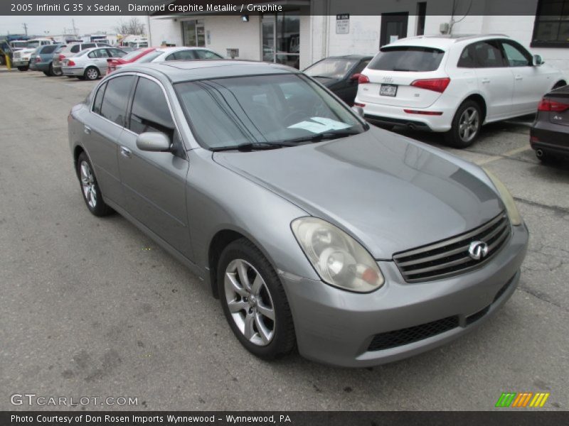 Front 3/4 View of 2005 G 35 x Sedan