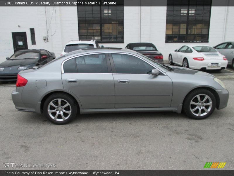 Diamond Graphite Metallic / Graphite 2005 Infiniti G 35 x Sedan