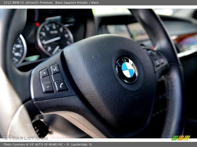 Black Sapphire Metallic / Black 2012 BMW X5 xDrive35i Premium