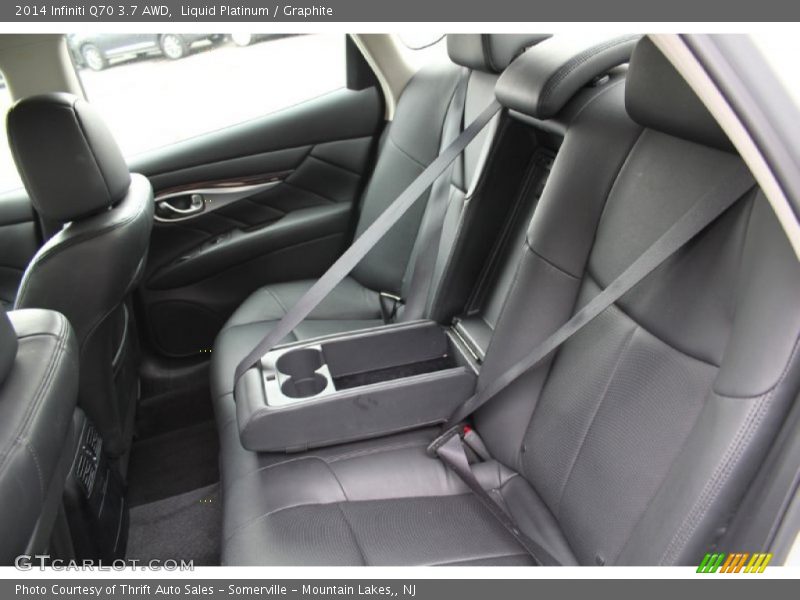 Rear Seat of 2014 Q70 3.7 AWD