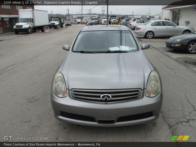 Diamond Graphite Metallic / Graphite 2005 Infiniti G 35 x Sedan