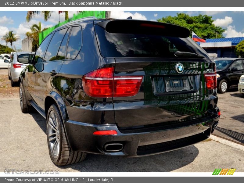 Black Sapphire Metallic / Black 2012 BMW X5 xDrive35i Premium