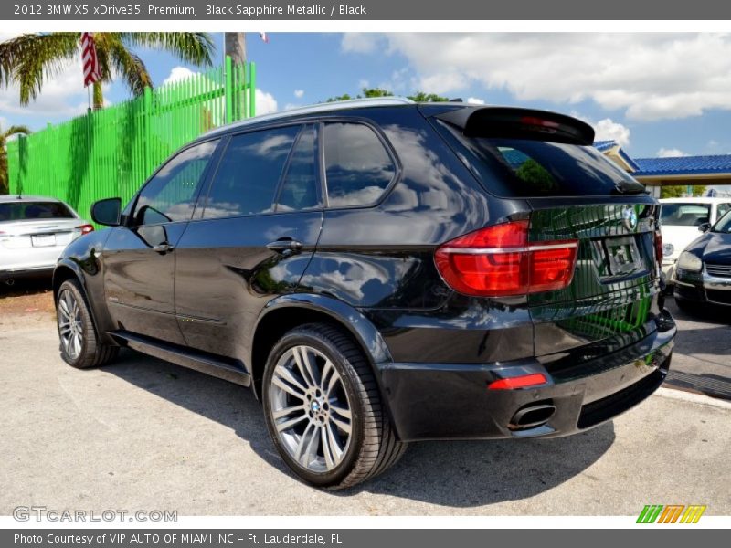 Black Sapphire Metallic / Black 2012 BMW X5 xDrive35i Premium