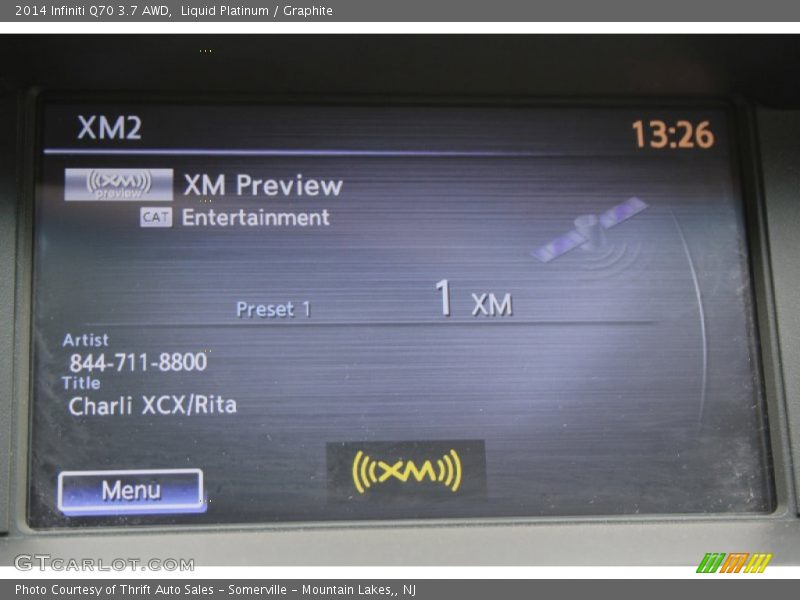 Liquid Platinum / Graphite 2014 Infiniti Q70 3.7 AWD