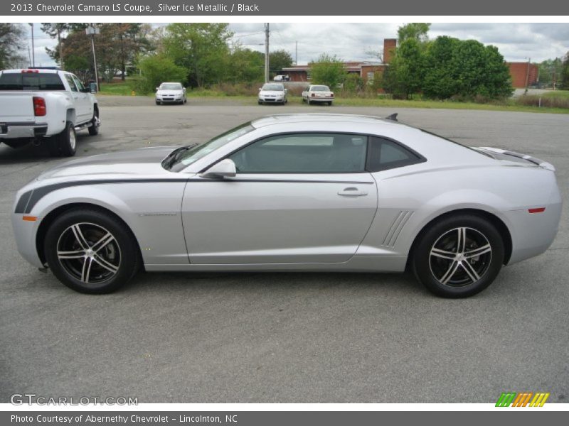 Silver Ice Metallic / Black 2013 Chevrolet Camaro LS Coupe