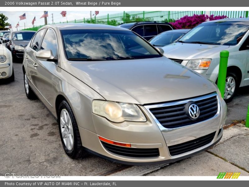 Wheat Beige / Pure Beige 2006 Volkswagen Passat 2.0T Sedan