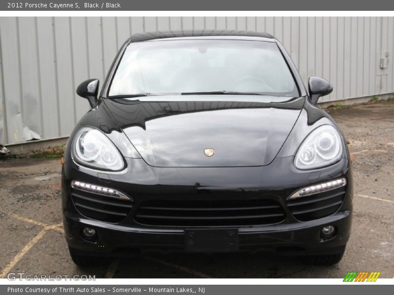 Black / Black 2012 Porsche Cayenne S