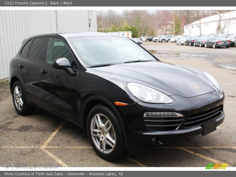 Black / Black 2012 Porsche Cayenne S