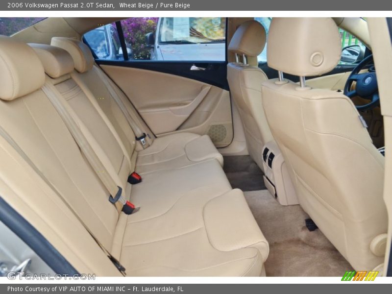 Rear Seat of 2006 Passat 2.0T Sedan