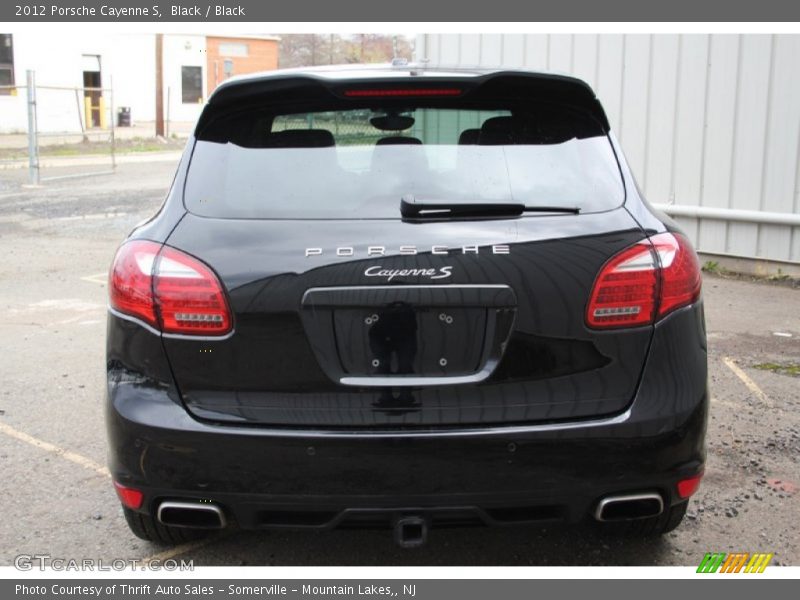 Black / Black 2012 Porsche Cayenne S