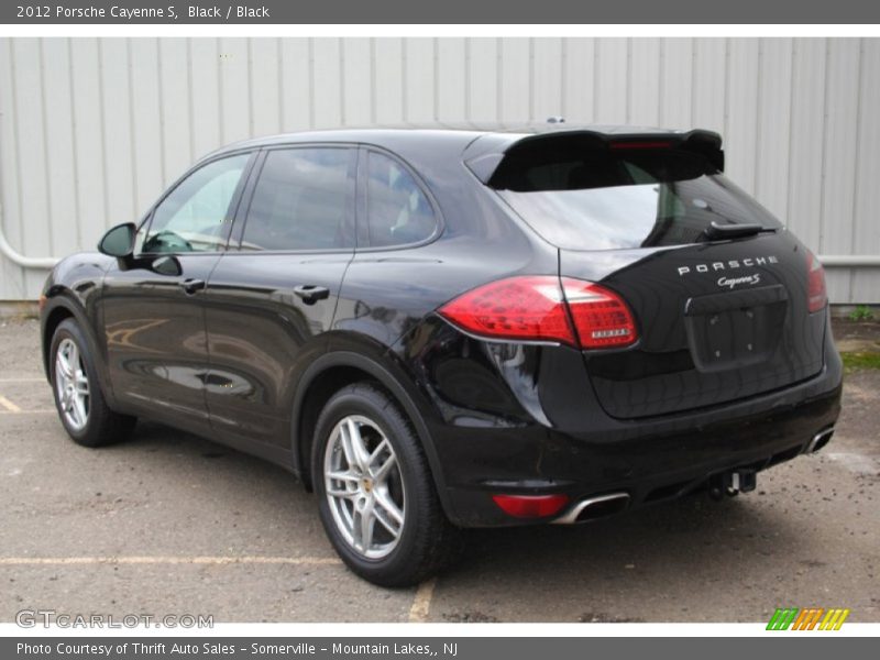 Black / Black 2012 Porsche Cayenne S