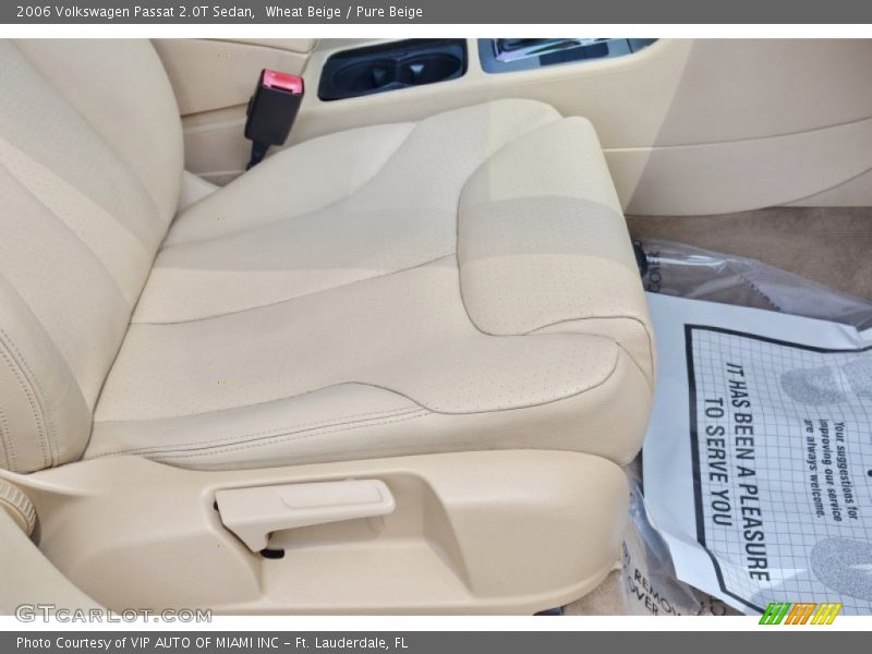 Wheat Beige / Pure Beige 2006 Volkswagen Passat 2.0T Sedan