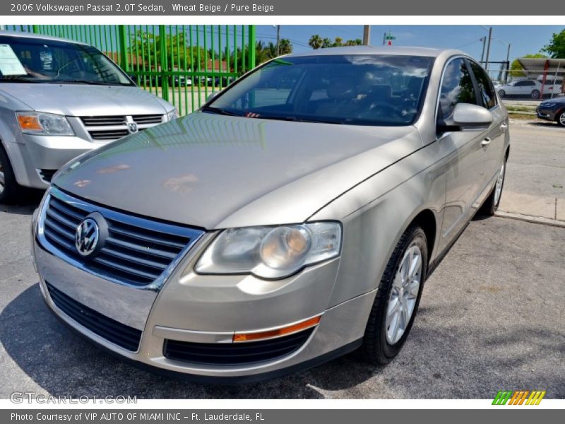Wheat Beige / Pure Beige 2006 Volkswagen Passat 2.0T Sedan
