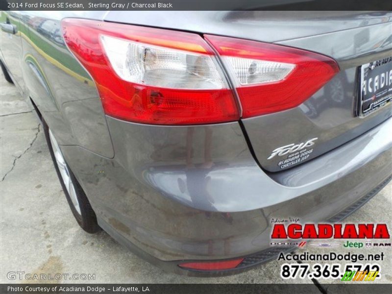 Sterling Gray / Charcoal Black 2014 Ford Focus SE Sedan