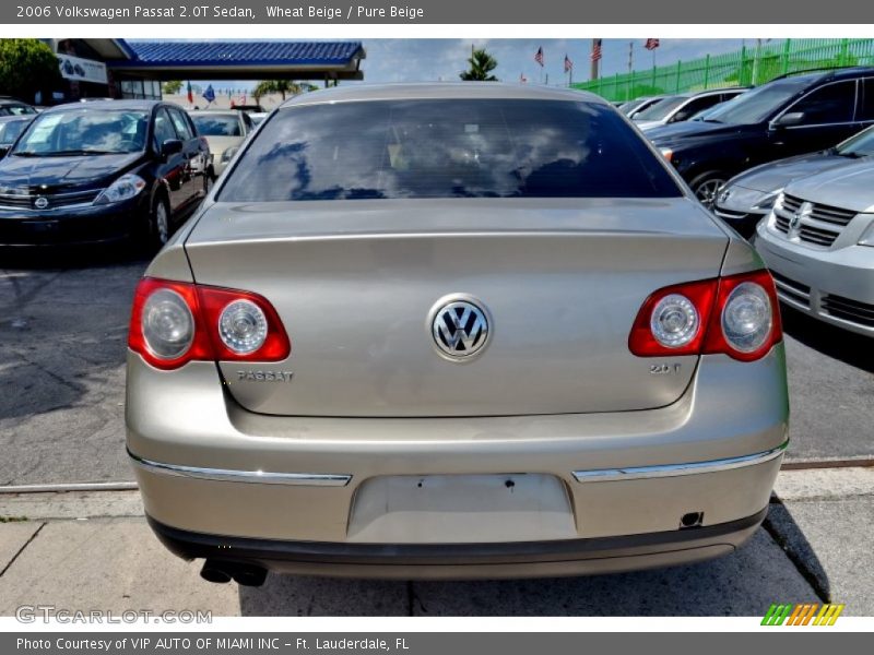 Wheat Beige / Pure Beige 2006 Volkswagen Passat 2.0T Sedan