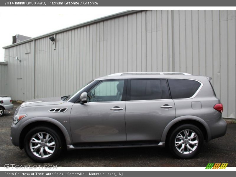 Platinum Graphite / Graphite 2014 Infiniti QX80 AWD