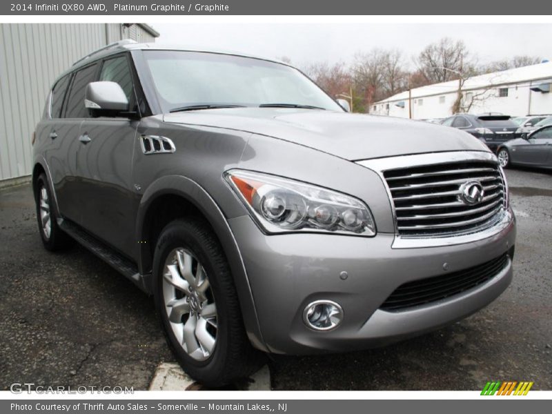 Platinum Graphite / Graphite 2014 Infiniti QX80 AWD