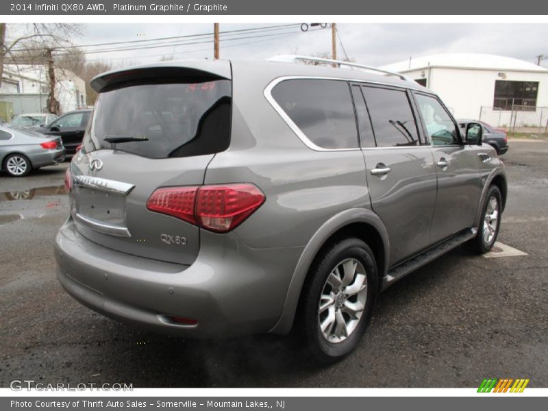 Platinum Graphite / Graphite 2014 Infiniti QX80 AWD