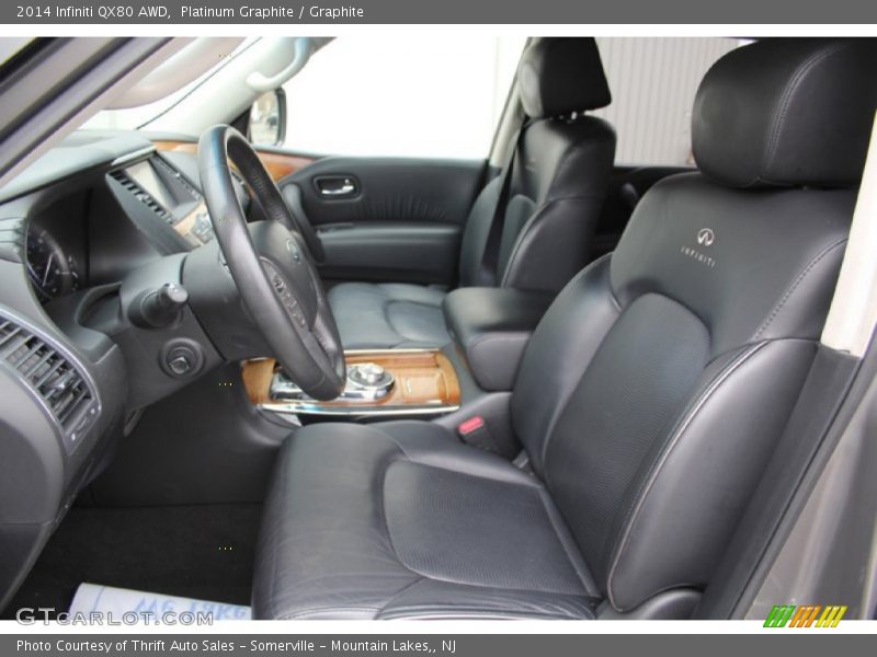 Platinum Graphite / Graphite 2014 Infiniti QX80 AWD