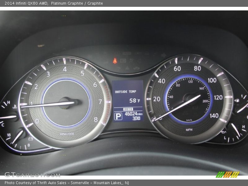 Platinum Graphite / Graphite 2014 Infiniti QX80 AWD