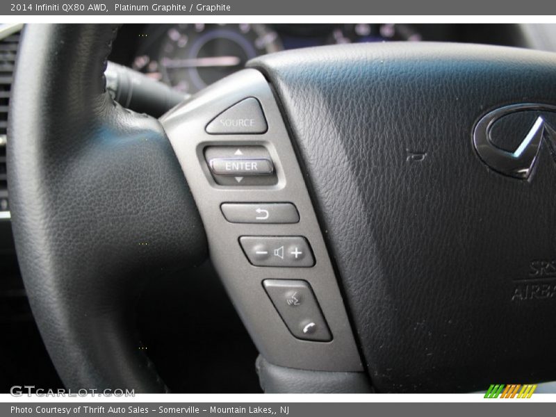 Platinum Graphite / Graphite 2014 Infiniti QX80 AWD