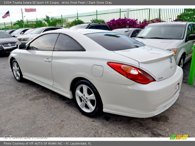 Arctic Frost Pearl / Dark Stone Gray 2004 Toyota Solara SE Sport V6 Coupe