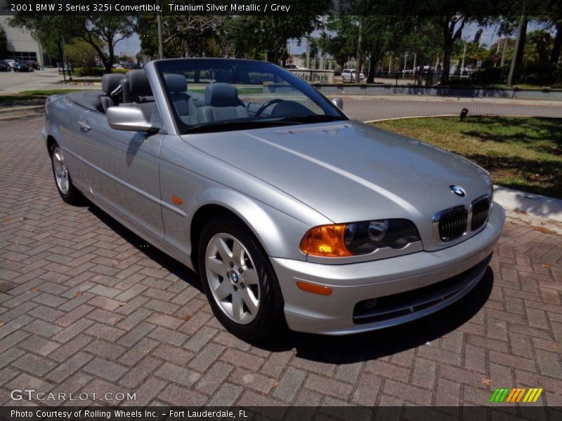 Front 3/4 View of 2001 3 Series 325i Convertible