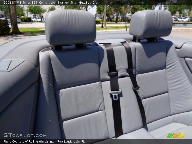 Rear Seat of 2001 3 Series 325i Convertible