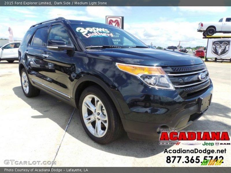 Dark Side / Medium Light Stone 2015 Ford Explorer Limited