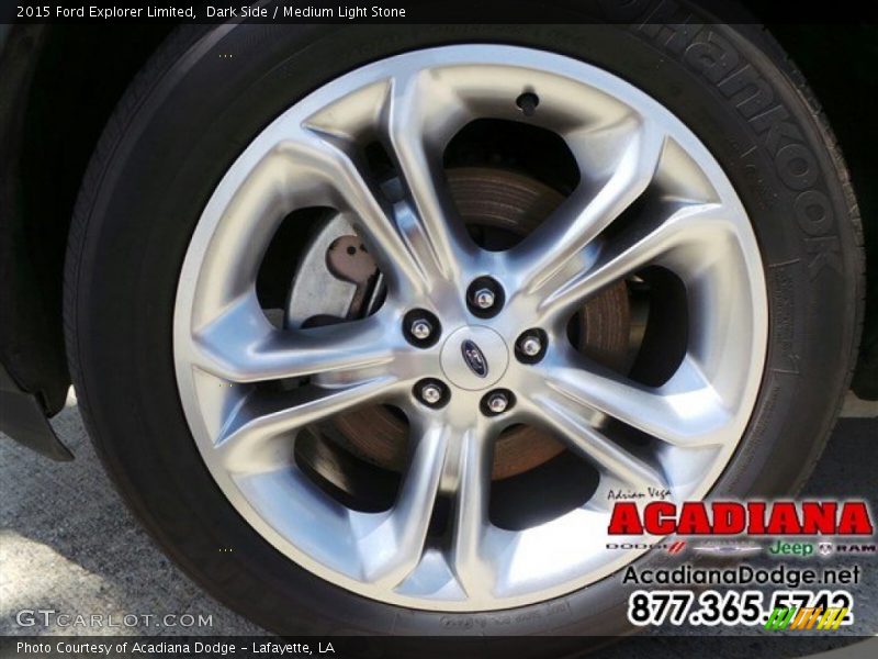 Dark Side / Medium Light Stone 2015 Ford Explorer Limited