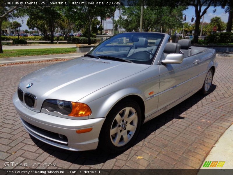  2001 3 Series 325i Convertible Titanium Silver Metallic