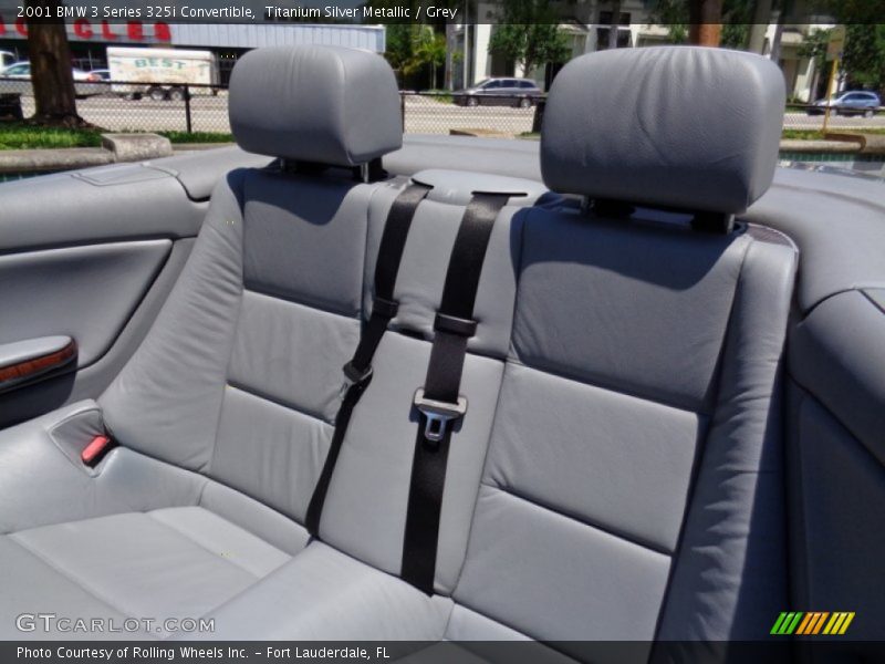 Rear Seat of 2001 3 Series 325i Convertible