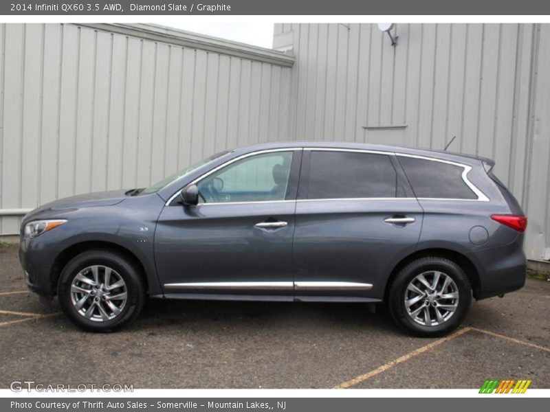 Diamond Slate / Graphite 2014 Infiniti QX60 3.5 AWD