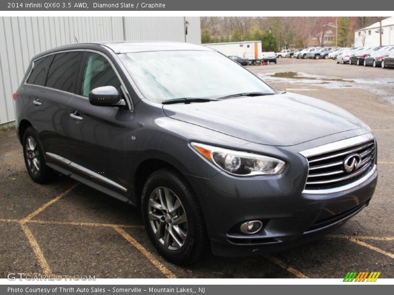 Diamond Slate / Graphite 2014 Infiniti QX60 3.5 AWD