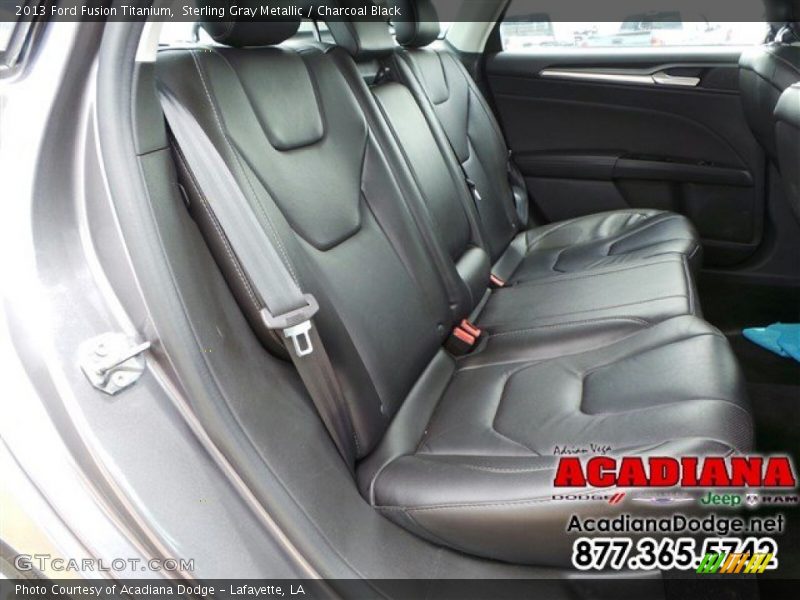 Sterling Gray Metallic / Charcoal Black 2013 Ford Fusion Titanium