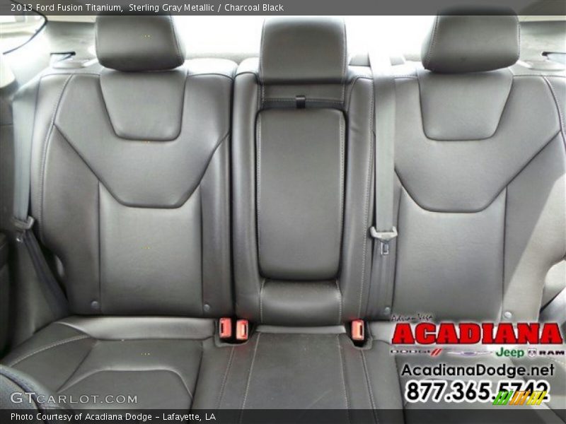 Sterling Gray Metallic / Charcoal Black 2013 Ford Fusion Titanium