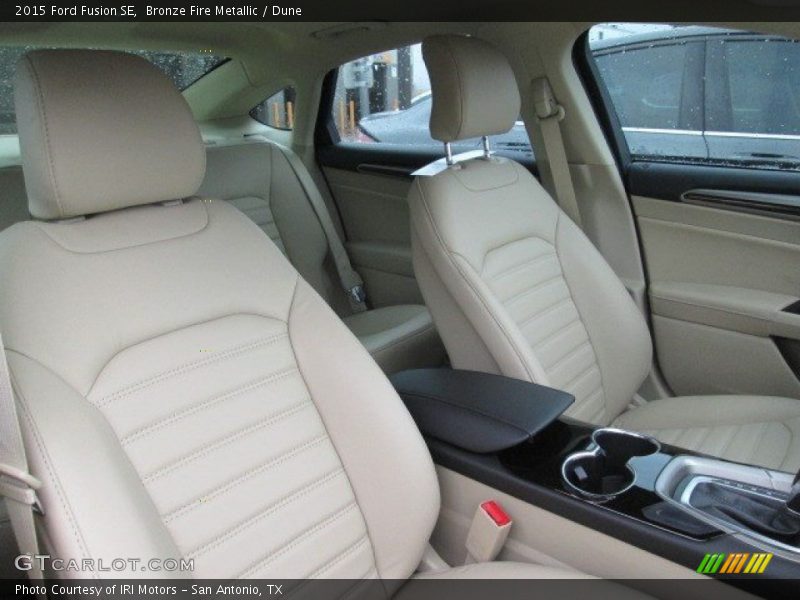 Bronze Fire Metallic / Dune 2015 Ford Fusion SE