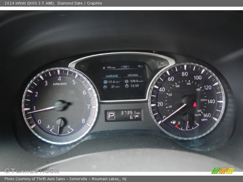 Diamond Slate / Graphite 2014 Infiniti QX60 3.5 AWD
